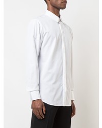 Мужская белая рубашка с длинным рукавом от WARDROBE.NYC