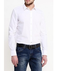 Мужская белая рубашка с длинным рукавом от Replay