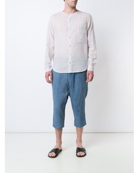 Мужская белая рубашка с длинным рукавом от By Walid