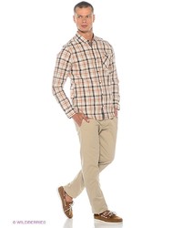 Мужская белая рубашка с длинным рукавом от SALSA