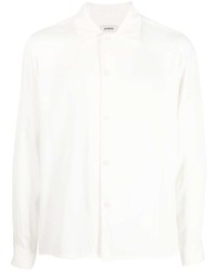 Мужская белая рубашка с длинным рукавом от Sandro