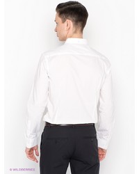 Мужская белая рубашка с длинным рукавом от SAVAGE