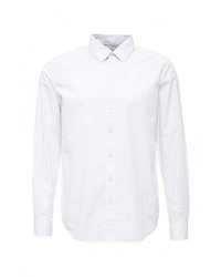 Мужская белая рубашка с длинным рукавом от Sela