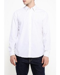 Мужская белая рубашка с длинным рукавом от Sela