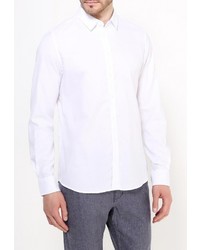 Мужская белая рубашка с длинным рукавом от Sela