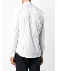 Мужская белая рубашка с длинным рукавом от Fay