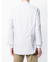 Мужская белая рубашка с длинным рукавом от Fay