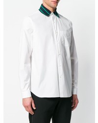 Мужская белая рубашка с длинным рукавом от Valentino