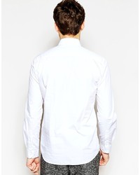 Мужская белая рубашка с длинным рукавом от Peter Werth