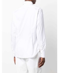 Мужская белая рубашка с длинным рукавом от Billionaire