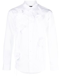 Мужская белая рубашка с длинным рукавом от Simone Rocha