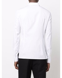 Мужская белая рубашка с длинным рукавом от SAPIO