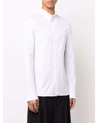 Мужская белая рубашка с длинным рукавом от SAPIO