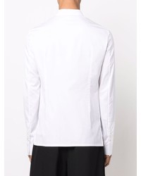 Мужская белая рубашка с длинным рукавом от SAPIO