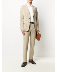 Мужская белая рубашка с длинным рукавом от Massimo Alba