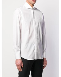 Мужская белая рубашка с длинным рукавом от Alessandro Gherardi