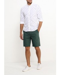 Мужская белая рубашка с длинным рукавом от SPRINGFIELD