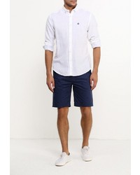 Мужская белая рубашка с длинным рукавом от SPRINGFIELD