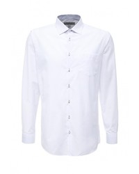 Мужская белая рубашка с длинным рукавом от STENSER