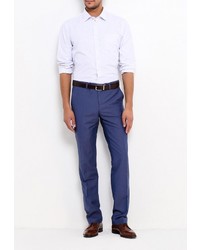 Мужская белая рубашка с длинным рукавом от STENSER