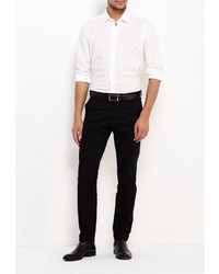 Мужская белая рубашка с длинным рукавом от STENSER