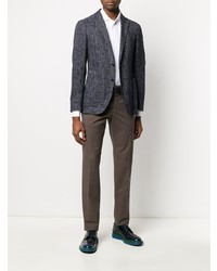 Мужская белая рубашка с длинным рукавом от Zanone