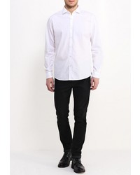 Мужская белая рубашка с длинным рукавом от Strellson