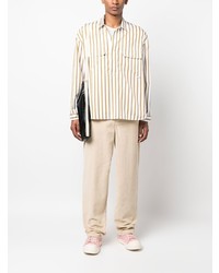 Мужская белая рубашка с длинным рукавом от Sunnei