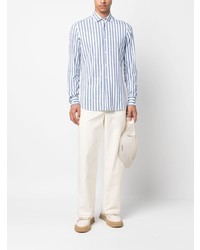 Мужская белая рубашка с длинным рукавом от Glanshirt