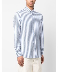 Мужская белая рубашка с длинным рукавом от Glanshirt