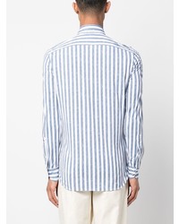 Мужская белая рубашка с длинным рукавом от Glanshirt