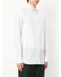 Мужская белая рубашка с длинным рукавом от Kolor