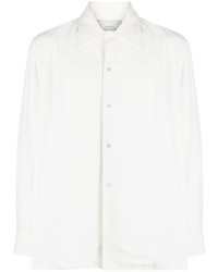 Мужская белая рубашка с длинным рукавом от Studio Nicholson