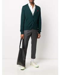 Мужская белая рубашка с длинным рукавом от Ami Paris