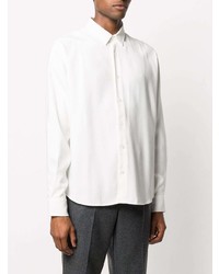 Мужская белая рубашка с длинным рукавом от Ami Paris