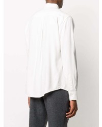 Мужская белая рубашка с длинным рукавом от Ami Paris