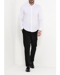 Мужская белая рубашка с длинным рукавом от Sweewe