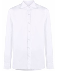 Мужская белая рубашка с длинным рукавом от Tagliatore