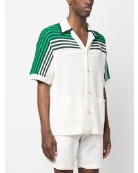 Мужская белая рубашка с длинным рукавом от Casablanca