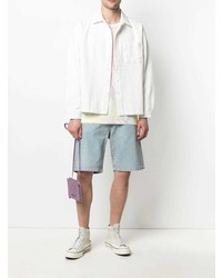 Мужская белая рубашка с длинным рукавом от ERL