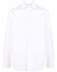 Мужская белая рубашка с длинным рукавом от Tintoria Mattei