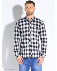 Мужская белая рубашка с длинным рукавом от Tom Tailor