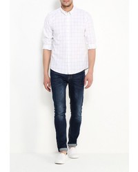 Мужская белая рубашка с длинным рукавом от Tom Tailor