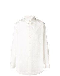 Мужская белая рубашка с длинным рукавом от Uma Wang