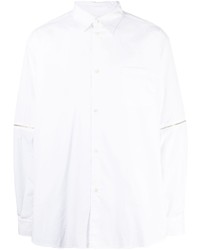 Мужская белая рубашка с длинным рукавом от Undercover
