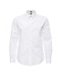 Мужская белая рубашка с длинным рукавом от United Colors of Benetton