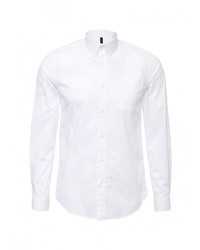 Мужская белая рубашка с длинным рукавом от United Colors of Benetton