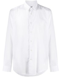 Мужская белая рубашка с длинным рукавом от Vilebrequin