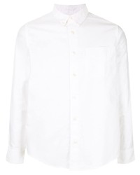 Мужская белая рубашка с длинным рукавом от VISVIM