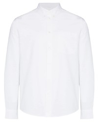 Мужская белая рубашка с длинным рукавом от Wood Wood